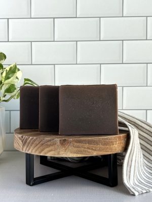 Lavender and Black Amber Goat Milk Soap