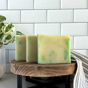 Cool Citrus Basil Goat Milk Soap