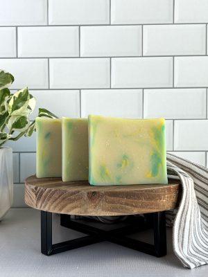 Cool Citrus Basil Goat Milk Soap