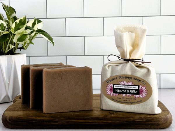 Pineapple Cilantro Goat Milk Soap