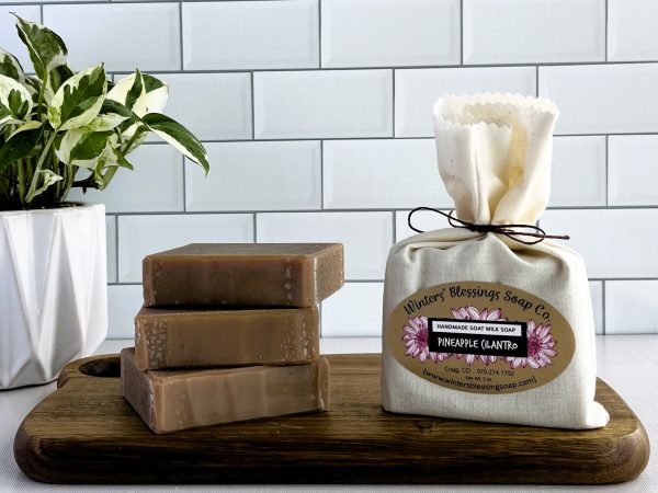 Pineapple Cilantro Goat Milk Soap