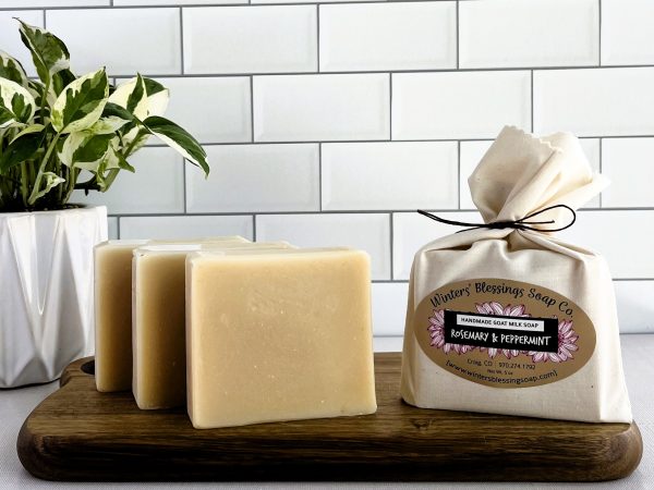 Rosemary Peppermint Goat Milk Soap