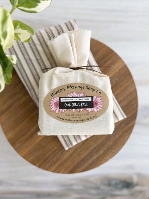 Cool Citrus Basil Goat Milk Soap