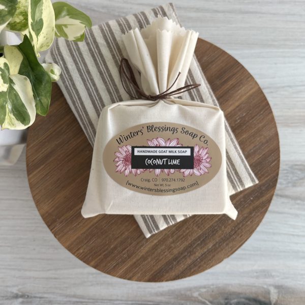 Coconut Lime Gtoat Milk Soap