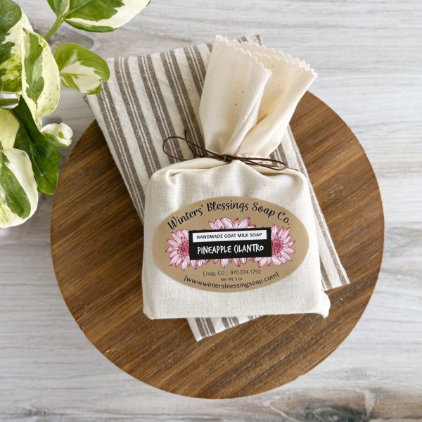 Pineapple Cilantro Goat Milk Soap